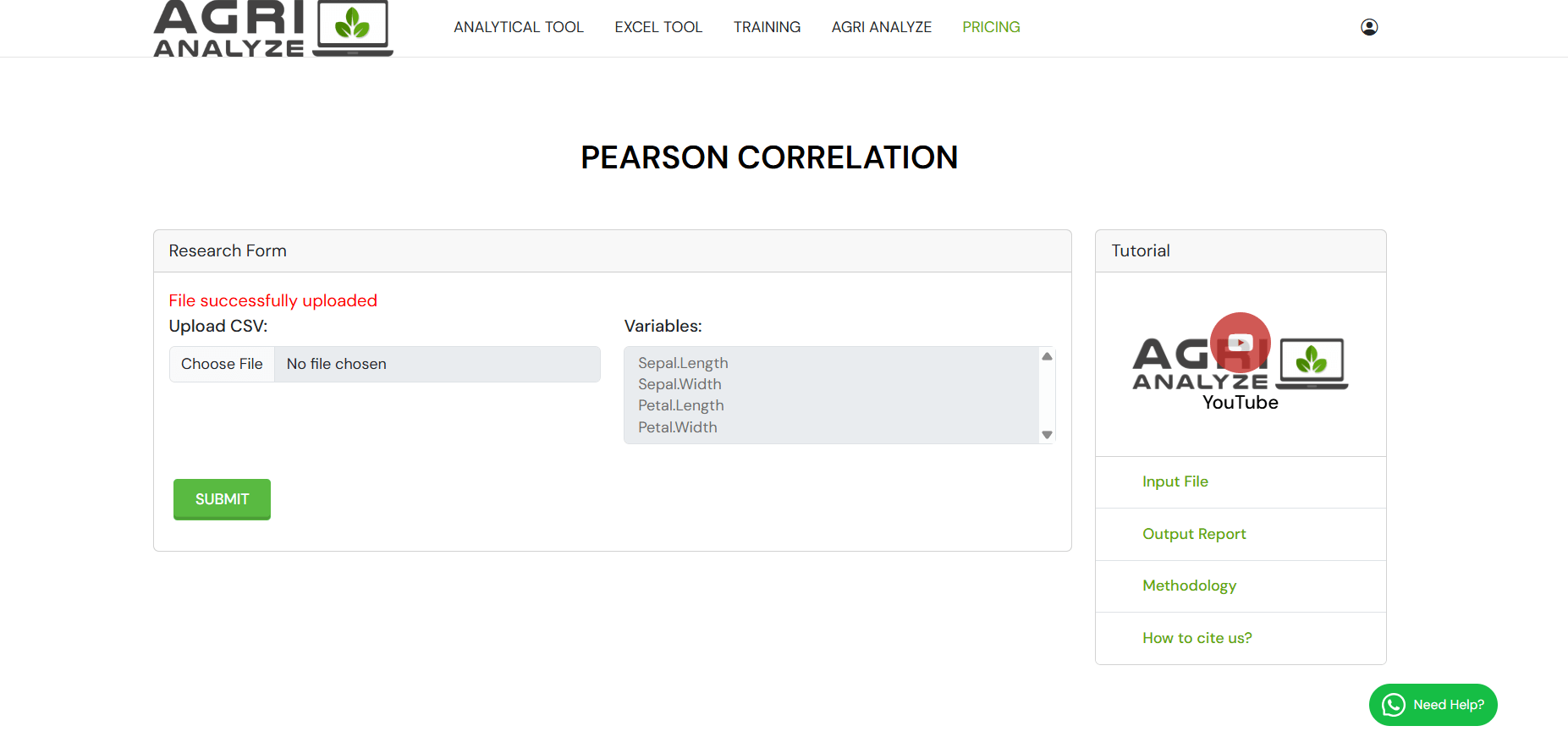 pearson Correlation